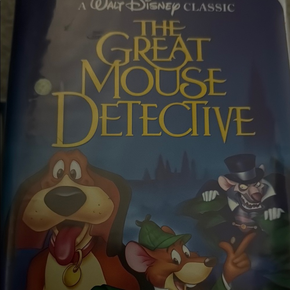 The Great Mouse Detective VHS